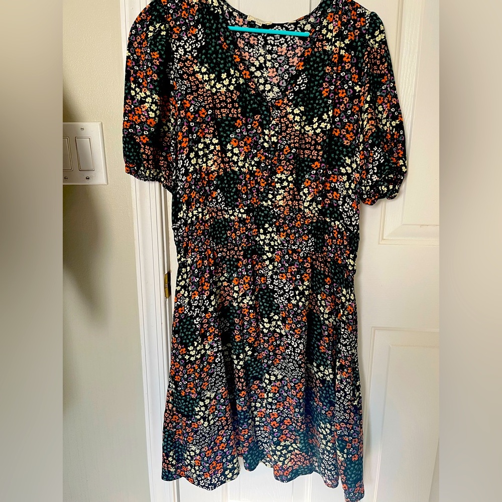 Fatface Lottie Meadow Patchwork Dress